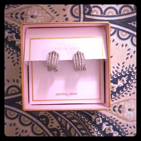 Tabitha Webb sterling silver earrings - Picture 1 of 4
